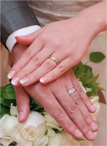 結婚記念の指輪