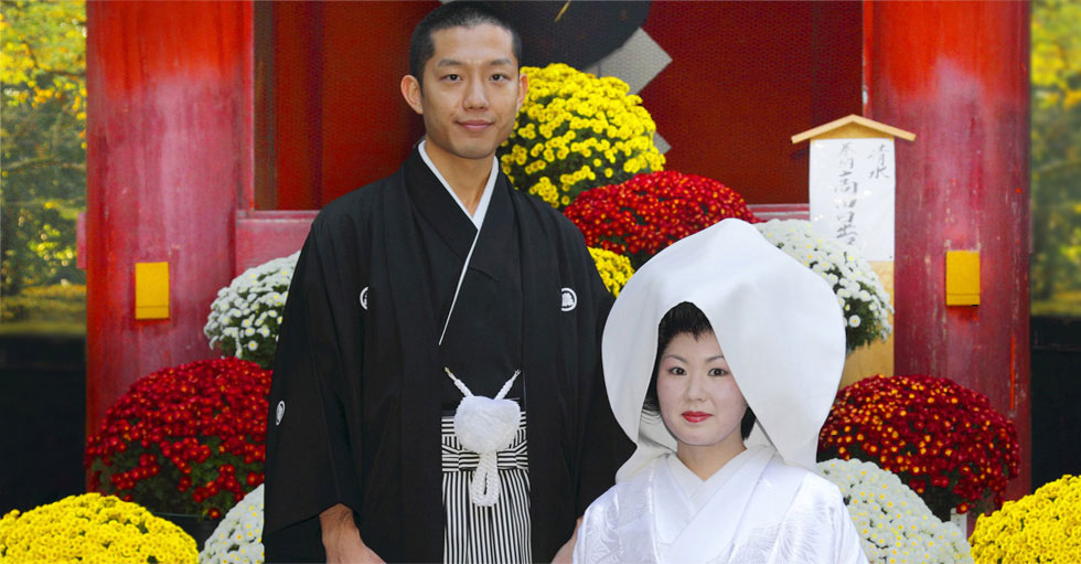 鹿島神社の結婚写真